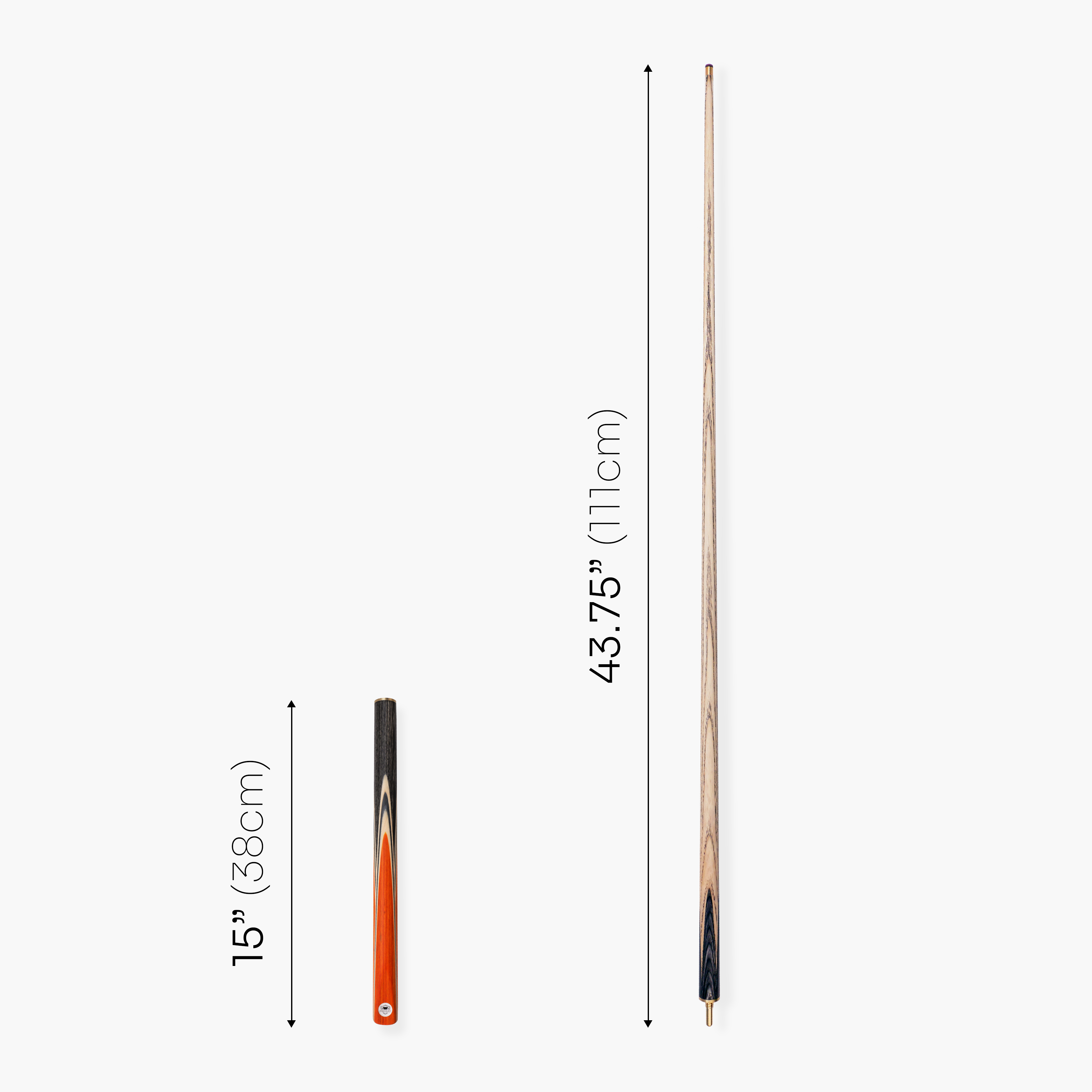 PRO147 TRIUMPH 3/4 Joint Premium Ash Snooker and Pool Cue and Case Set with 9.5mm Professional Layered Tip