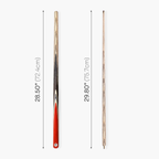PRO147 TRIUMPH 2 Piece Premium Ash Snooker and Pool Cue and Case Set with 9.5mm Professional Layered Tip