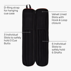 Dynamite Billiards 3x6 American pool cue case