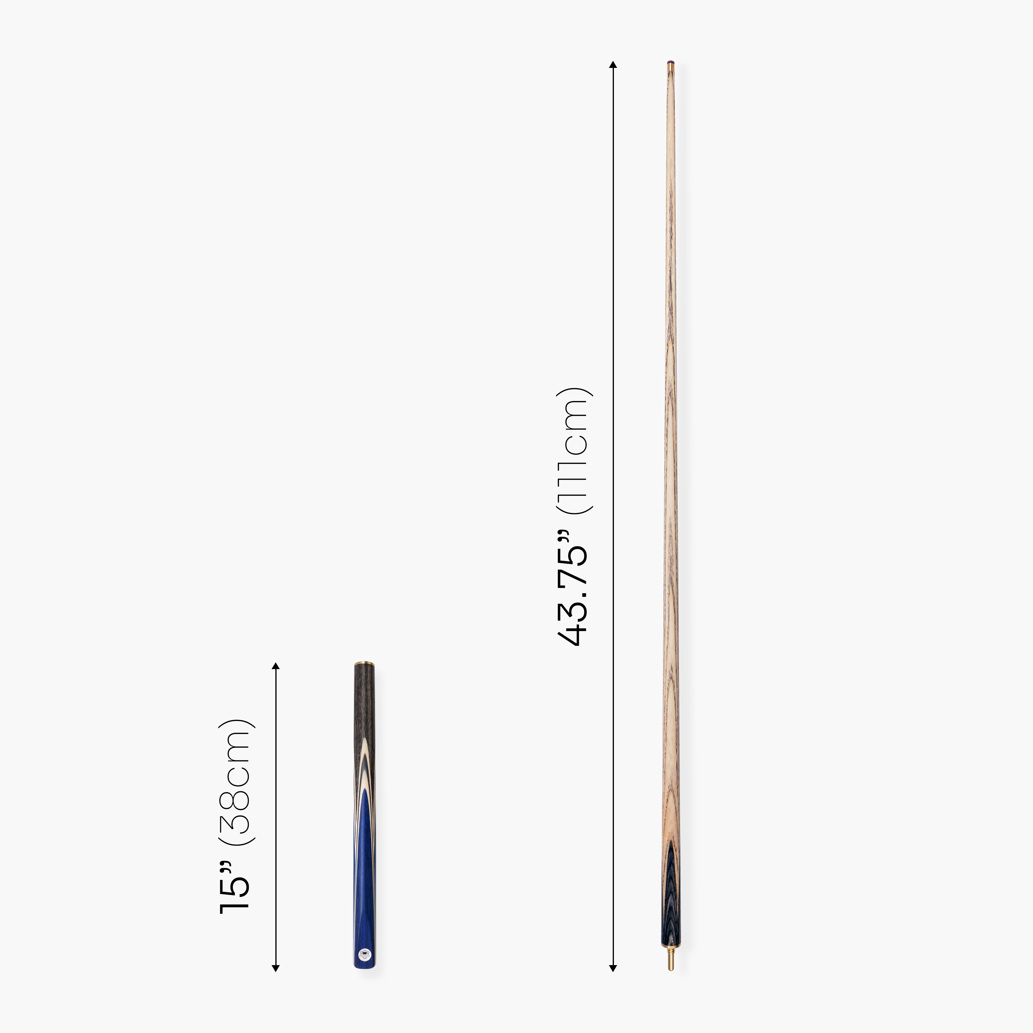 PRO147 TRIUMPH 3/4 Joint Premium Ash Snooker and Pool Cue and Case Set with 9.5mm Professional Layered Tip