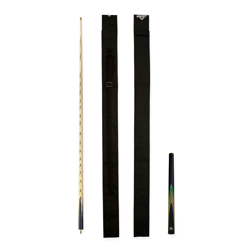 Spartan Fury VANQUISH 3/4 Joint Snooker Pool Cue and Soft Case Set 9.5mm Tip