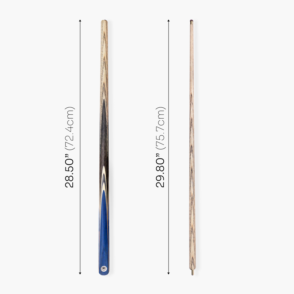 PRO147 TRIUMPH 2 Piece Premium Ash Snooker and Pool Cue and Case Set with 9.5mm Professional Layered Tip