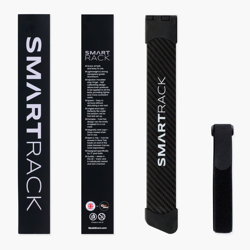 Smart Rack - Carbon Fibre Portable Triangle for English Pool - 2 Inch Balls