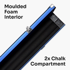 Baize Master Pro Line wide blue 3/4 cue case
