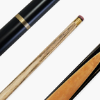 PRO147 Pearl Series Olive 57 Inch 3/4 Jointed Snooker Pool Cue and Case Set 9.5mm Pro Tip