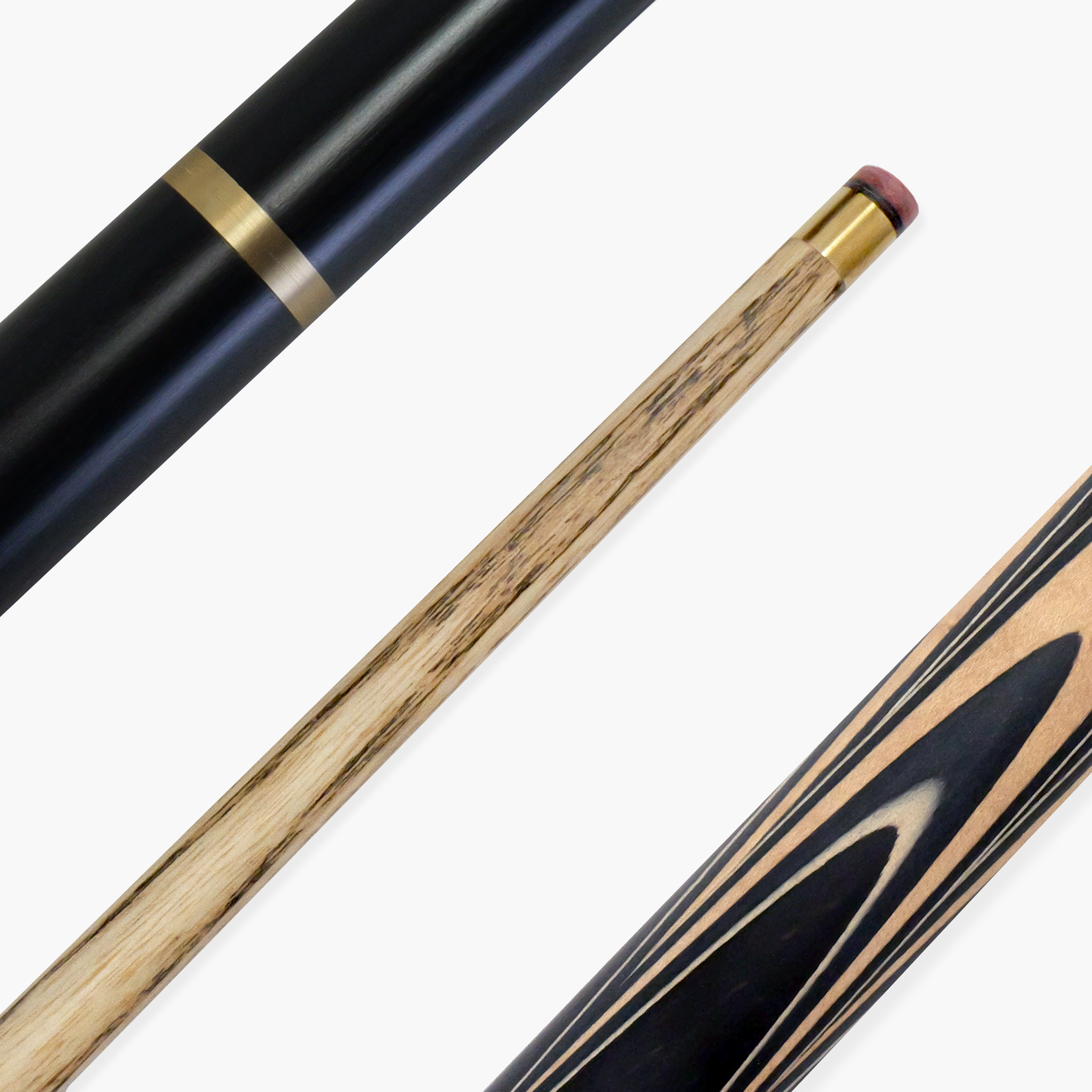 PRO147 Pearl Series Cream 57 Inch 3/4 Jointed Snooker Pool Cue and Case Set 9.5mm Pro Tip