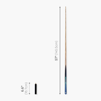 Baize Master Blue Admiral 57-inch snooker cue
