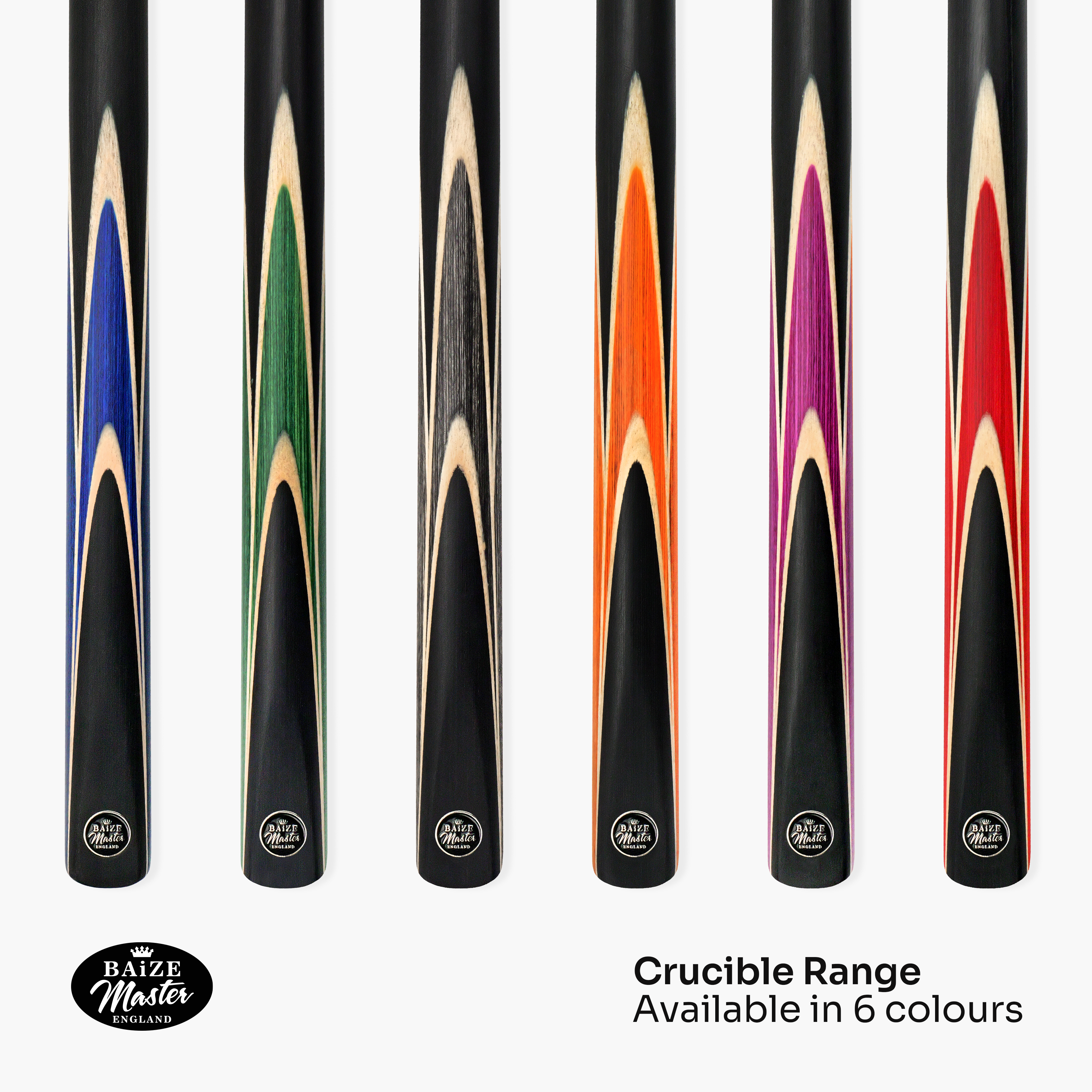 Baize Master Crucible 57-inch 2-piece cue - 9.5mm tip