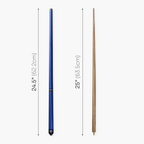 Jonny 8 Ball Blue Pro-Triad 48-inch 3-piece pool cue