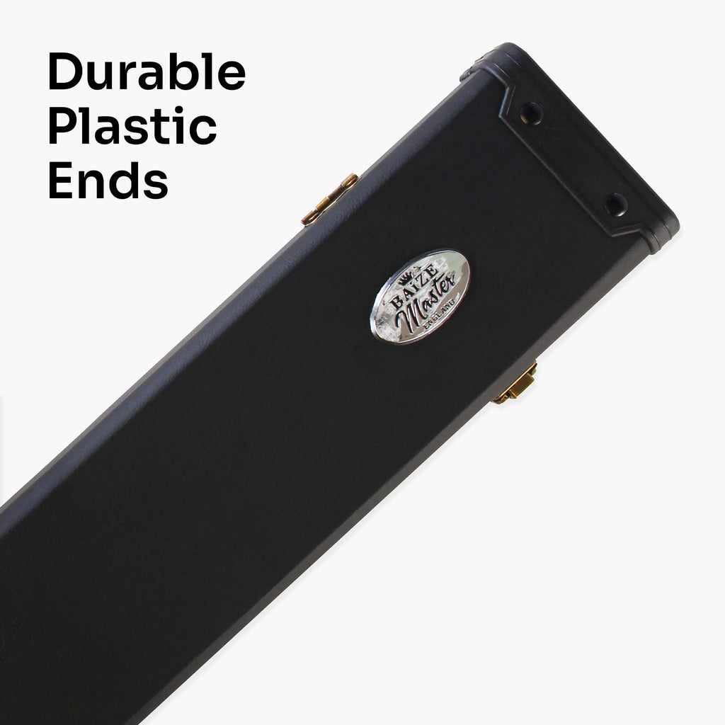 Baize Master wide black 3/4 cue case Cue + Case