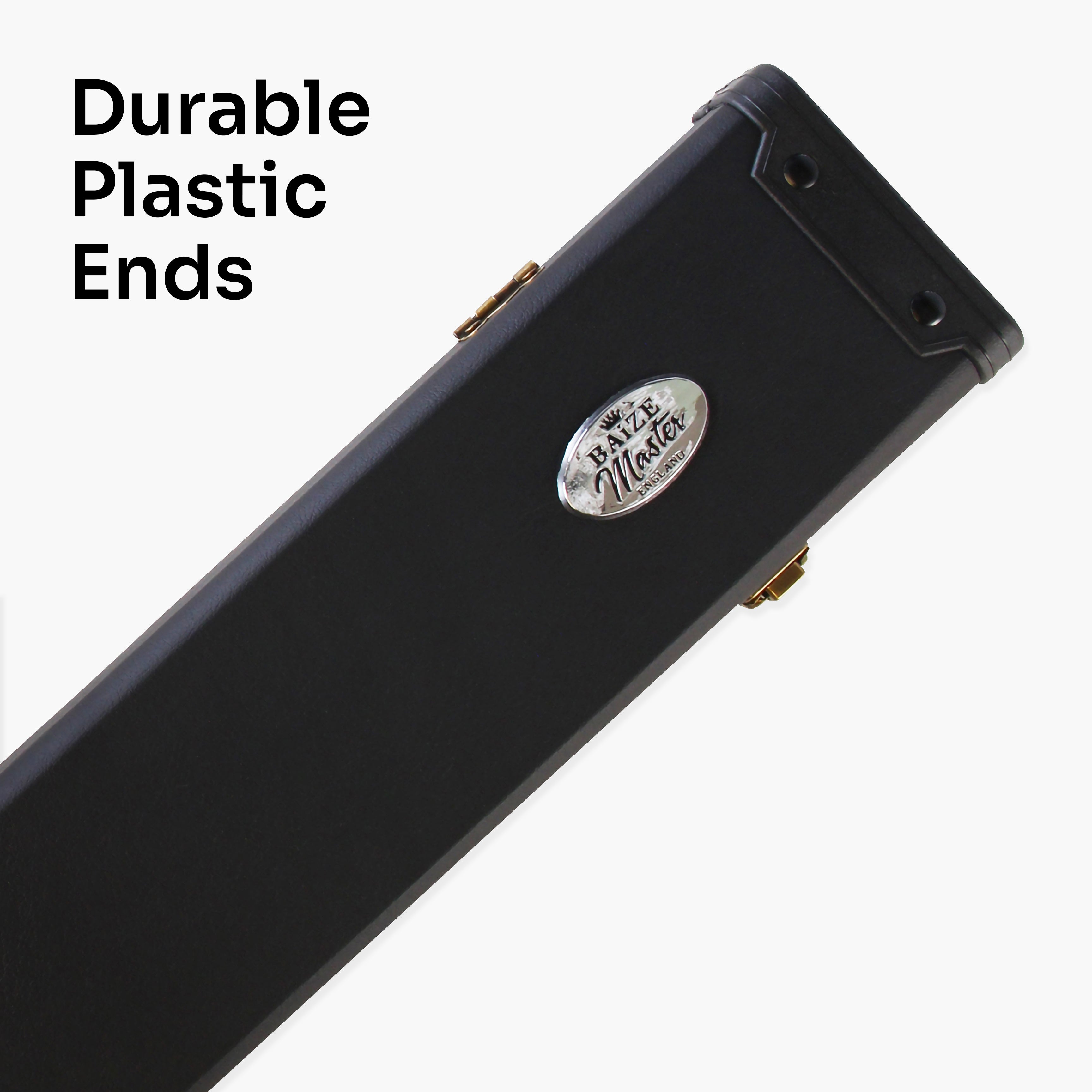 Baize Master wide black 3/4 cue case Cue + Case