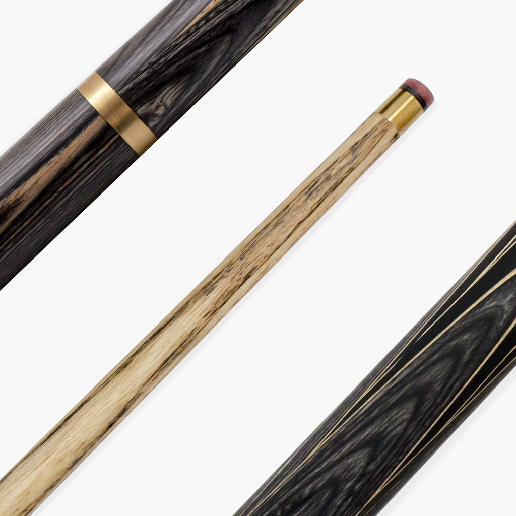 PRO147 Pearl Series Grey 57 Inch 3/4 Jointed Snooker Pool Cue and Case Set 9.5mm Pro Tip