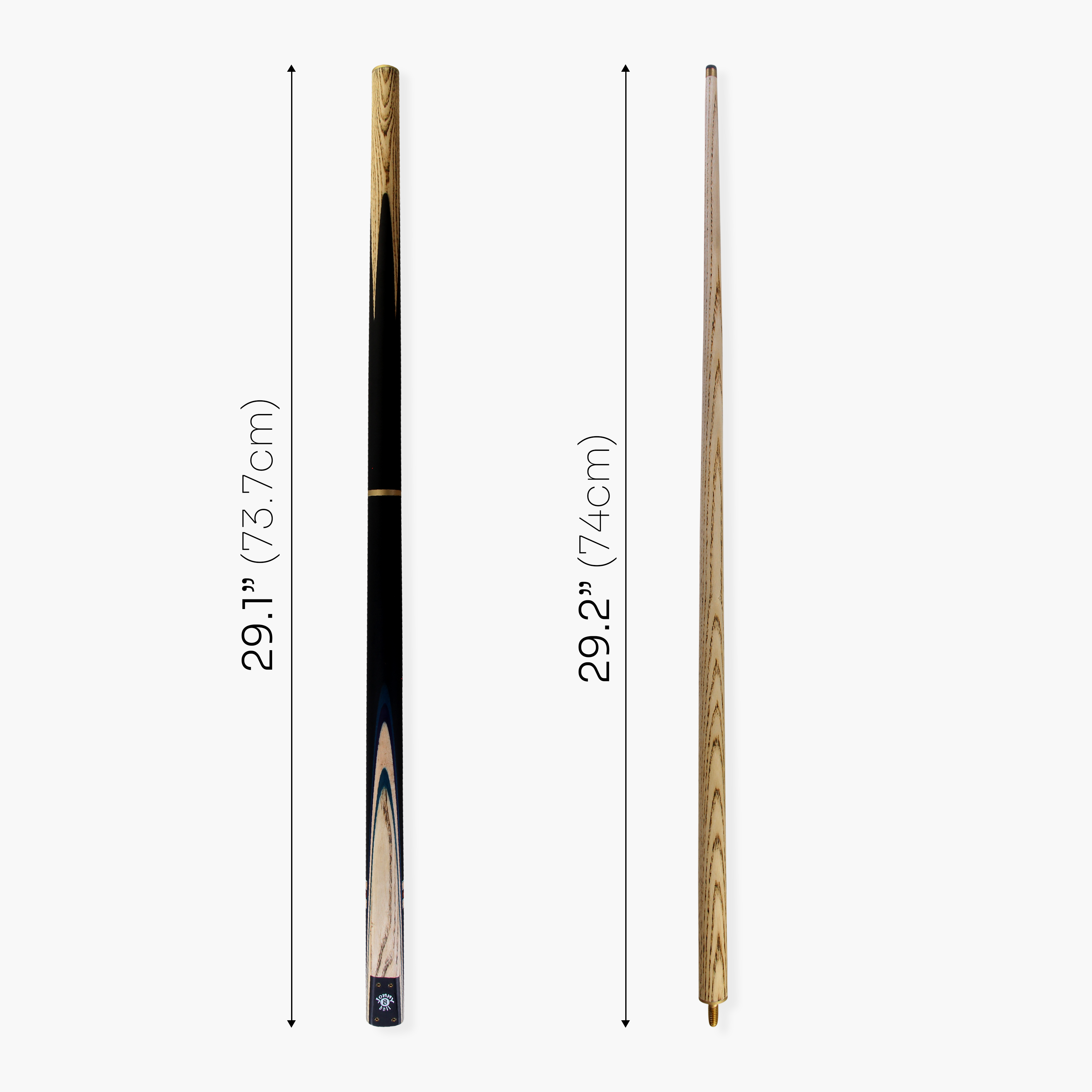 Jonny 8 Ball adjustable 57-inch 3-piece cue and hard case