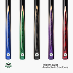 PRO147 Trident 57 Inch 1 Piece Hand Spliced Ash Snooker and Pool Cue with 9.5mm Tip