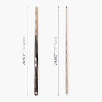 PRO147 TRIUMPH 2 Piece Premium Ash Snooker and Pool Cue and Case Set with 9.5mm Professional Layered Tip