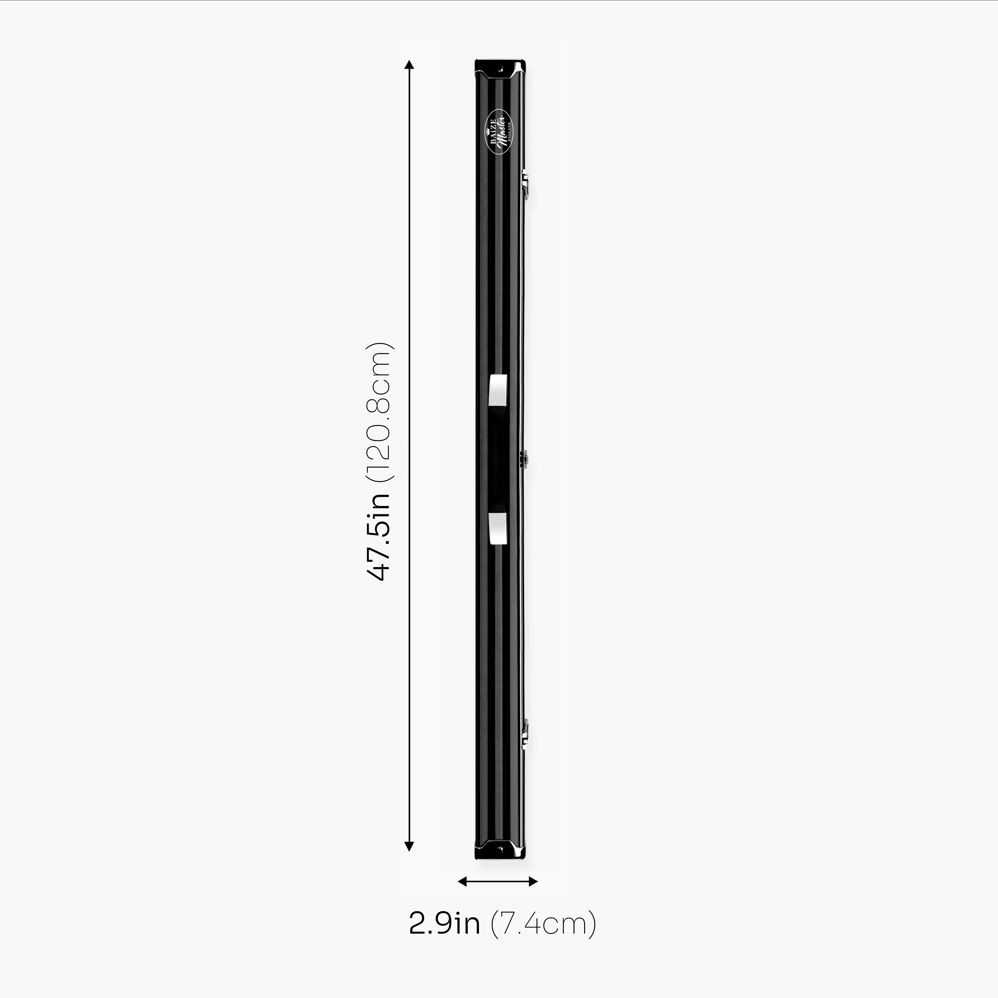 Baize Master Pro Line black 3/4 cue case