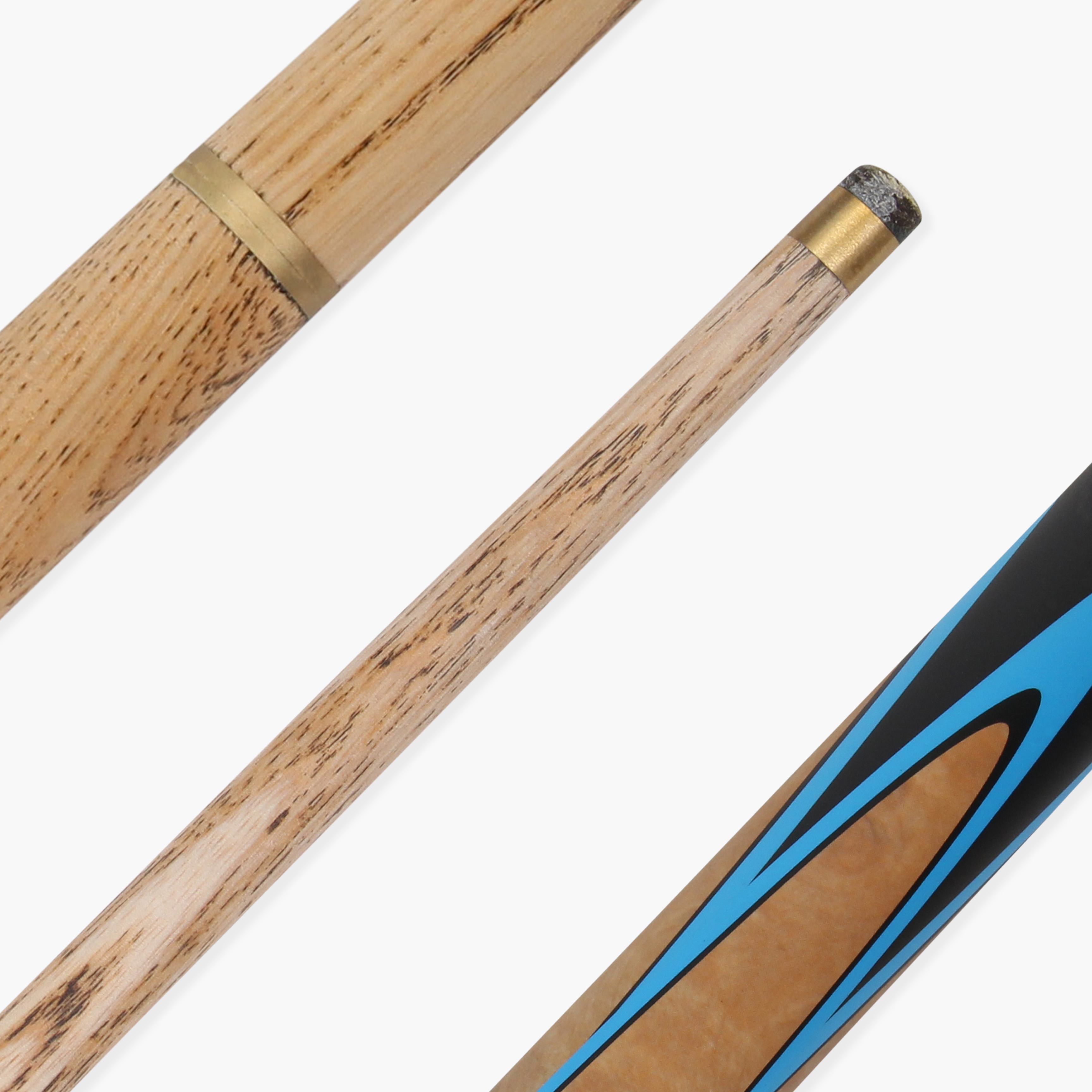 Jonny 8 Ball VANQUISH 42 Inch 2 Piece Centre Joint Junior Kids Snooker Pool Cue 10mm Tip