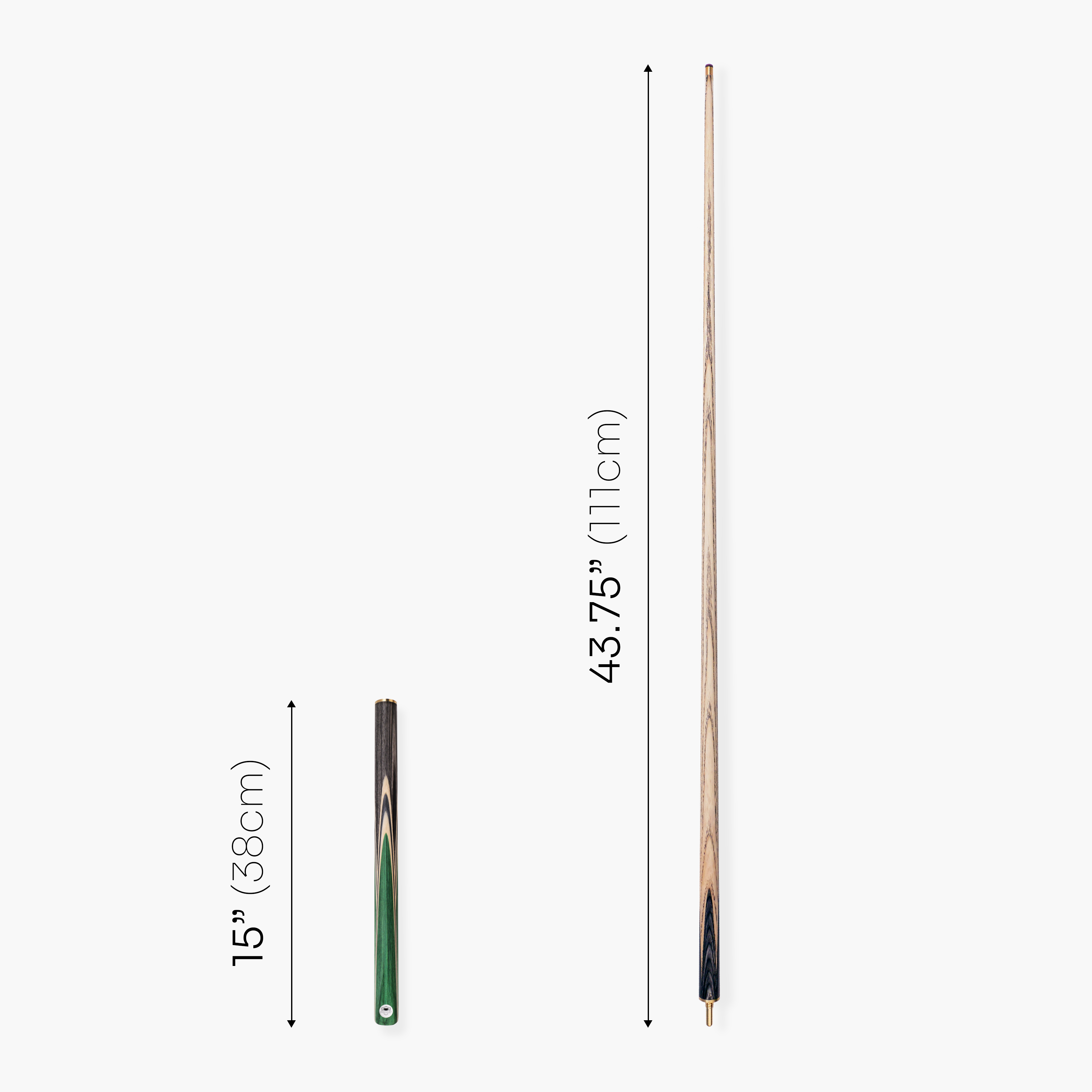 PRO147 TRIUMPH 3/4 Joint Premium Ash Snooker and Pool Cue and Case Set with 9.5mm Professional Layered Tip