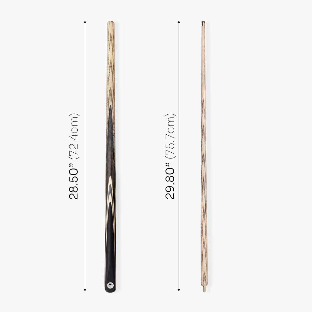 PRO147 TRIUMPH 2 Piece Premium Ash Snooker and Pool Cue and Case Set with 9.5mm Professional Layered Tip