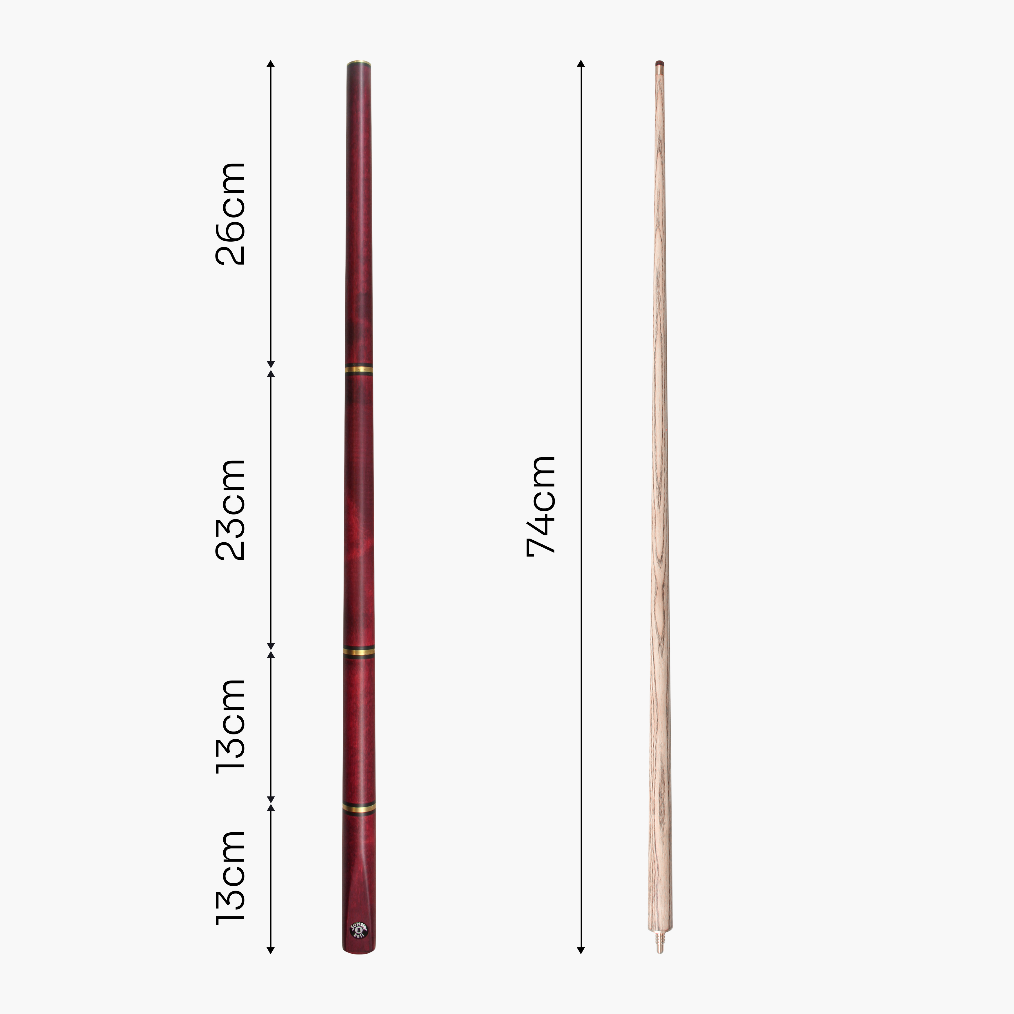 Jonny 8 Ball Combi adjustable 5-piece cue