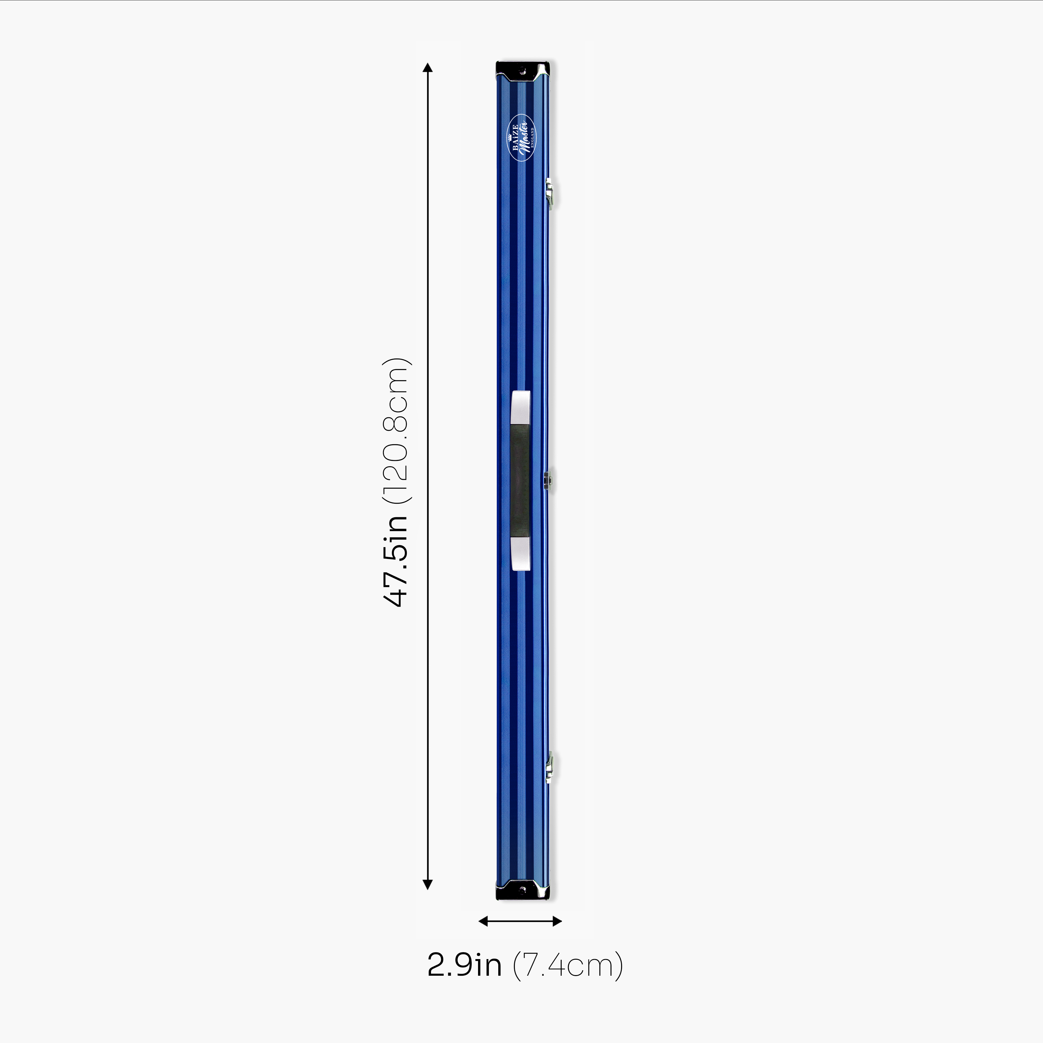 Baize Master Pro Line blue 3/4 cue case