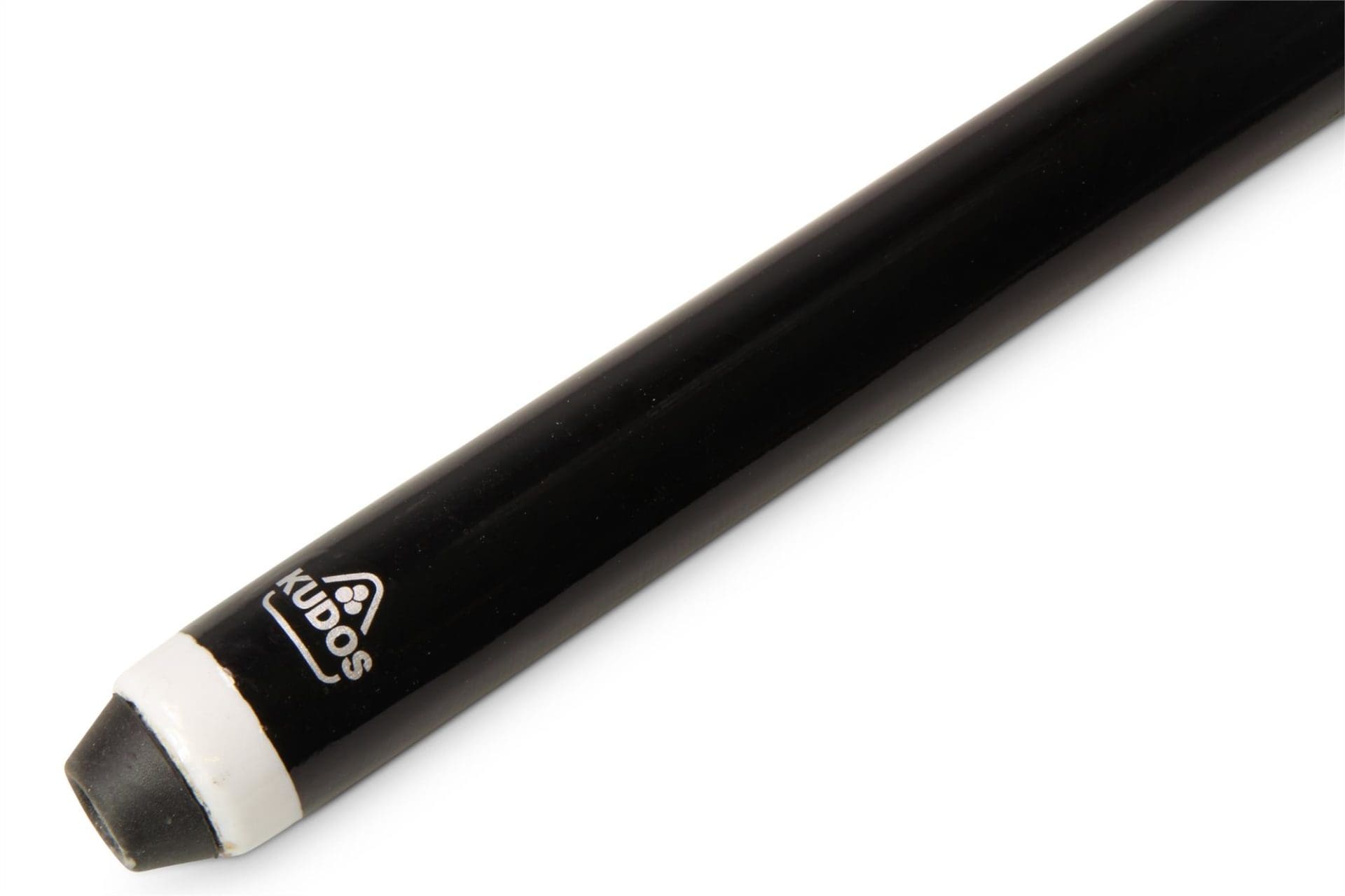 Kudos 54 Inch BLACK BUTT Economy 2pc Snooker Cue with 11mm Screw Tip