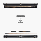 Baize Master Earthen Marksman cue and case set
