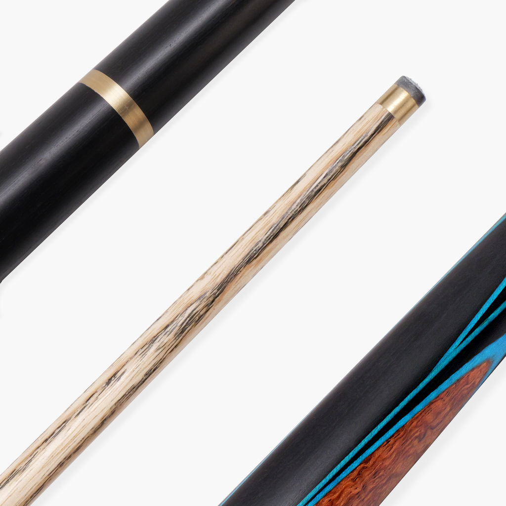 Baize Master Gold Series Blue Ascot 3/4 pool cue