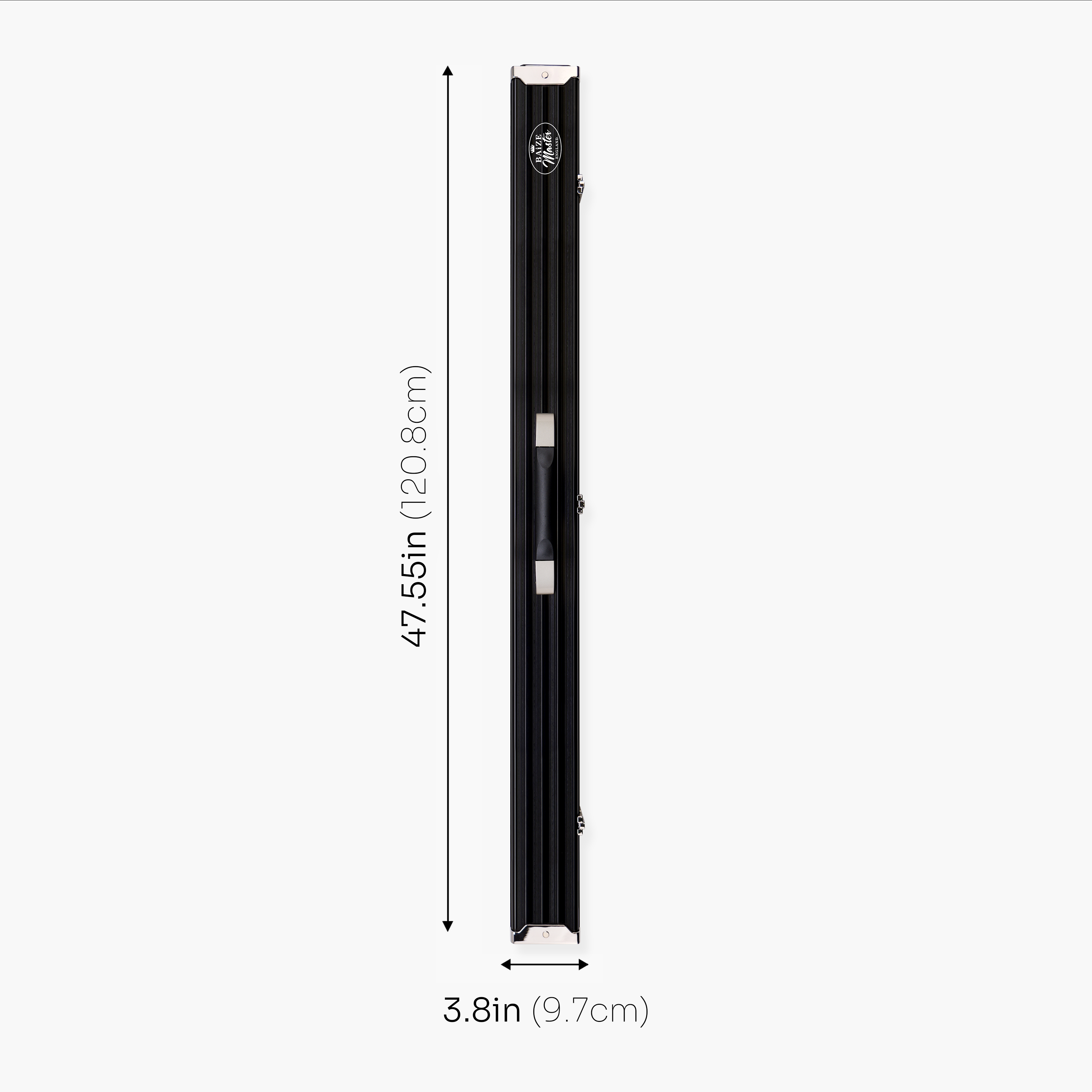 Baize Master Pro Line wide black 3/4 cue case