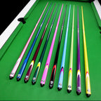 Jonny 8 Ball Inferno 2 Piece Graphite Fiberglass Snooker and Pool Cue 9.5mm Green Layered Tip