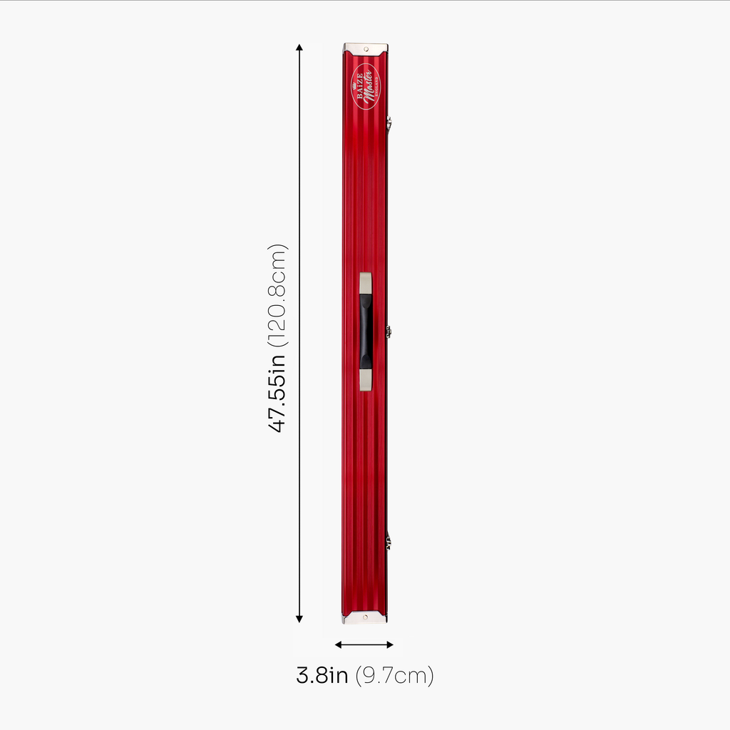 Baize Master Pro Line wide red 3/4 cue case