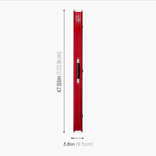 Baize Master Pro Line wide red 3/4 cue case
