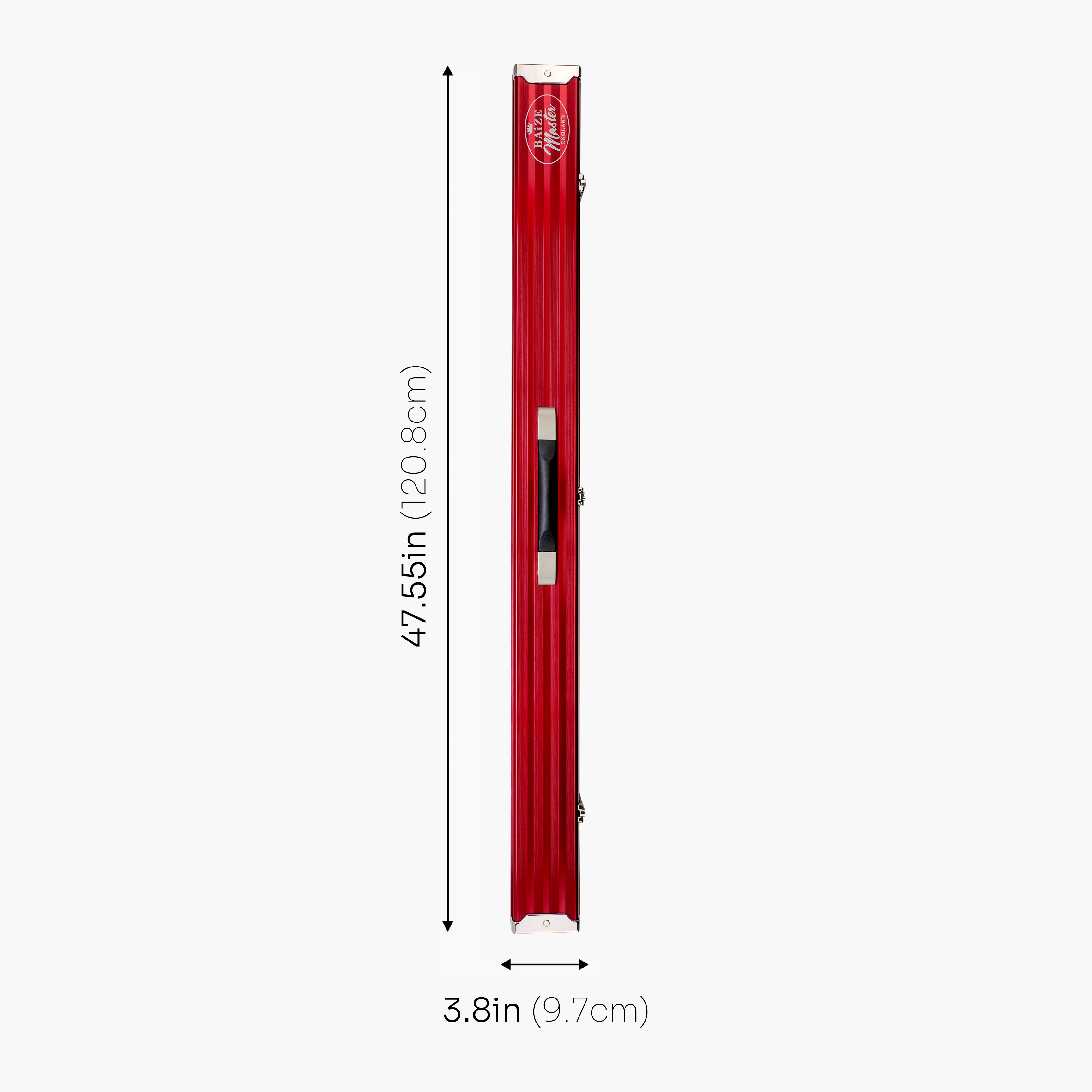 Baize Master Pro Line wide red 3/4 cue case