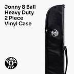 Jonny 8 Ball PINK TORPEDO 48 Inch 2 Piece Junior Kids Snooker Pool Cue and Case Set 9.5mm Tip
