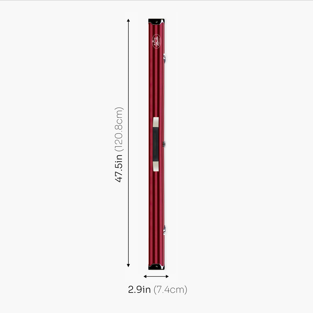Baize Master Pro Line red 3/4 cue case
