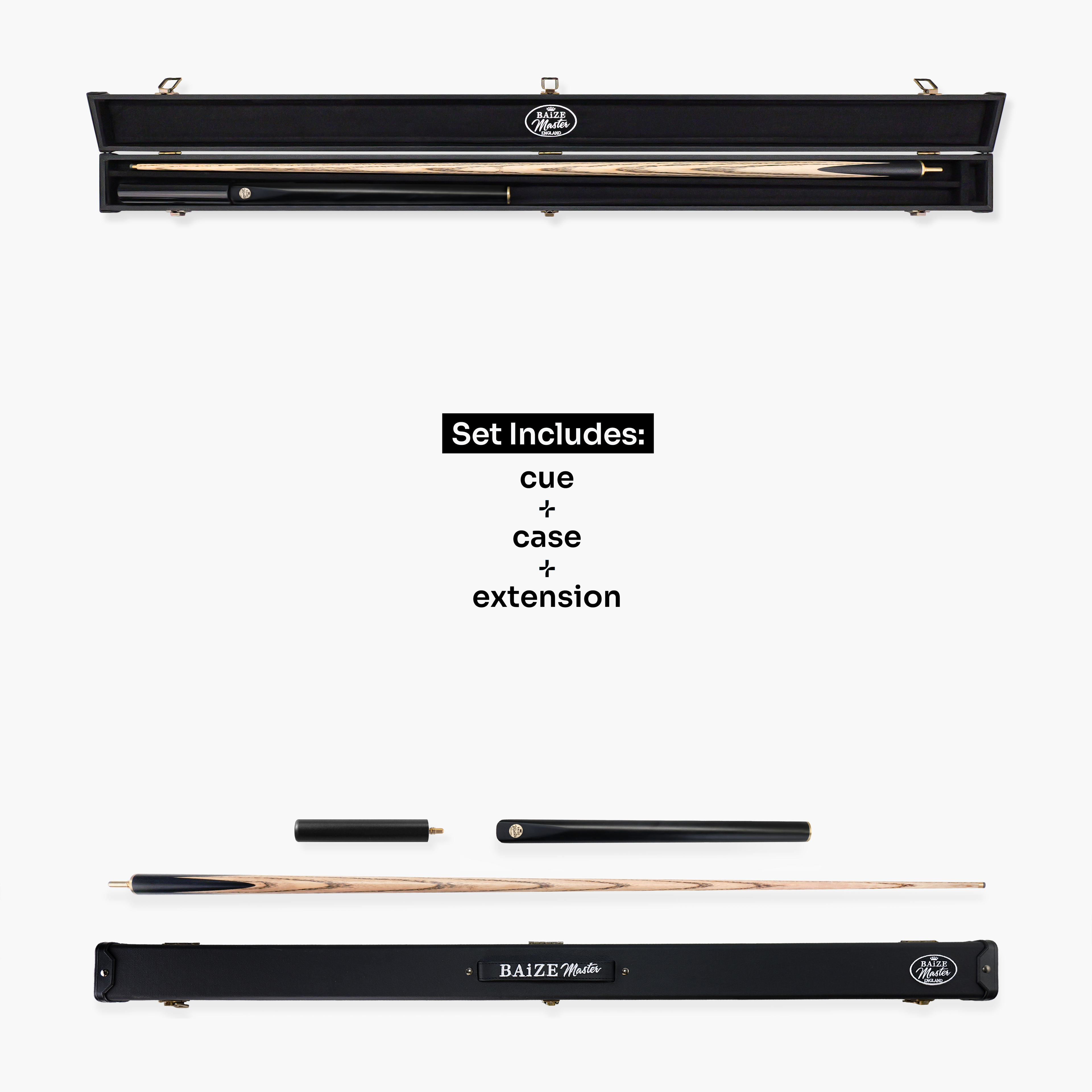 Baize Master Raven Marksman cue and case set