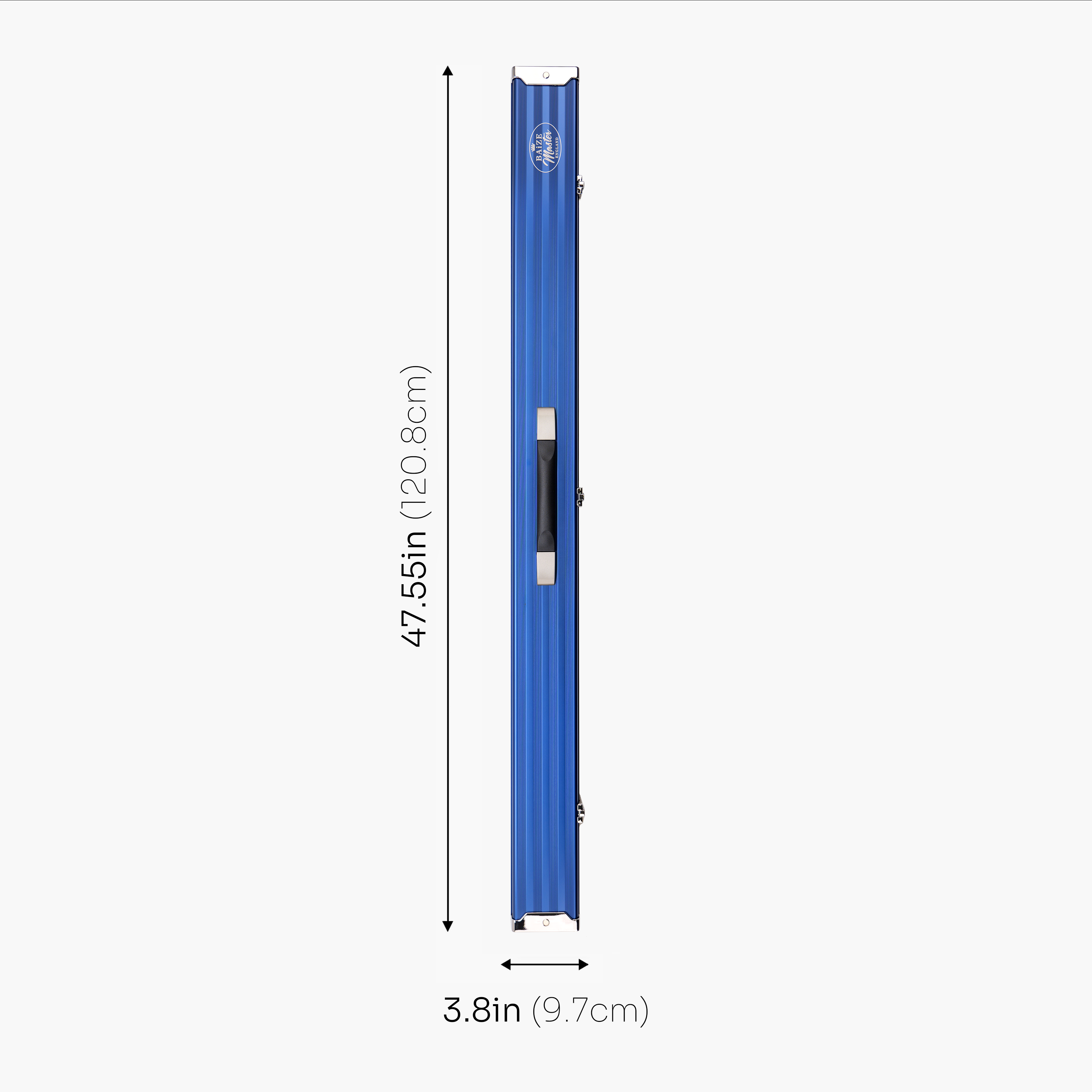 Baize Master Pro Line wide blue 3/4 cue case
