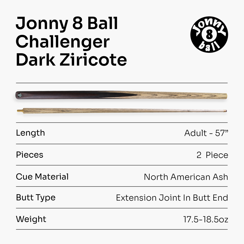 Jonny 8 Ball Challenger cue and hard case set