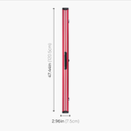Silver Stripe Pro Aluminium Premium 3/4 Snooker and Pool Cue Case - Holds 1 x 3/4 Joint Cue + Extensions