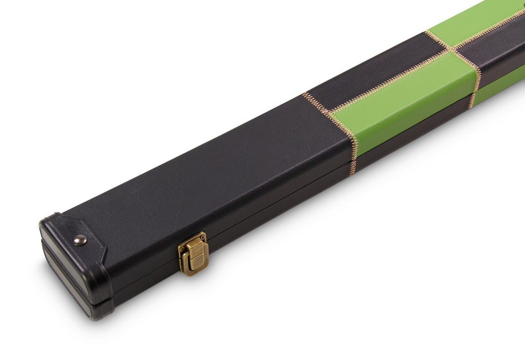 Deluxe chequered 1-piece cue case - 2 cues