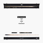 Baize Master Midnight Marksman 3/4 cue and case set