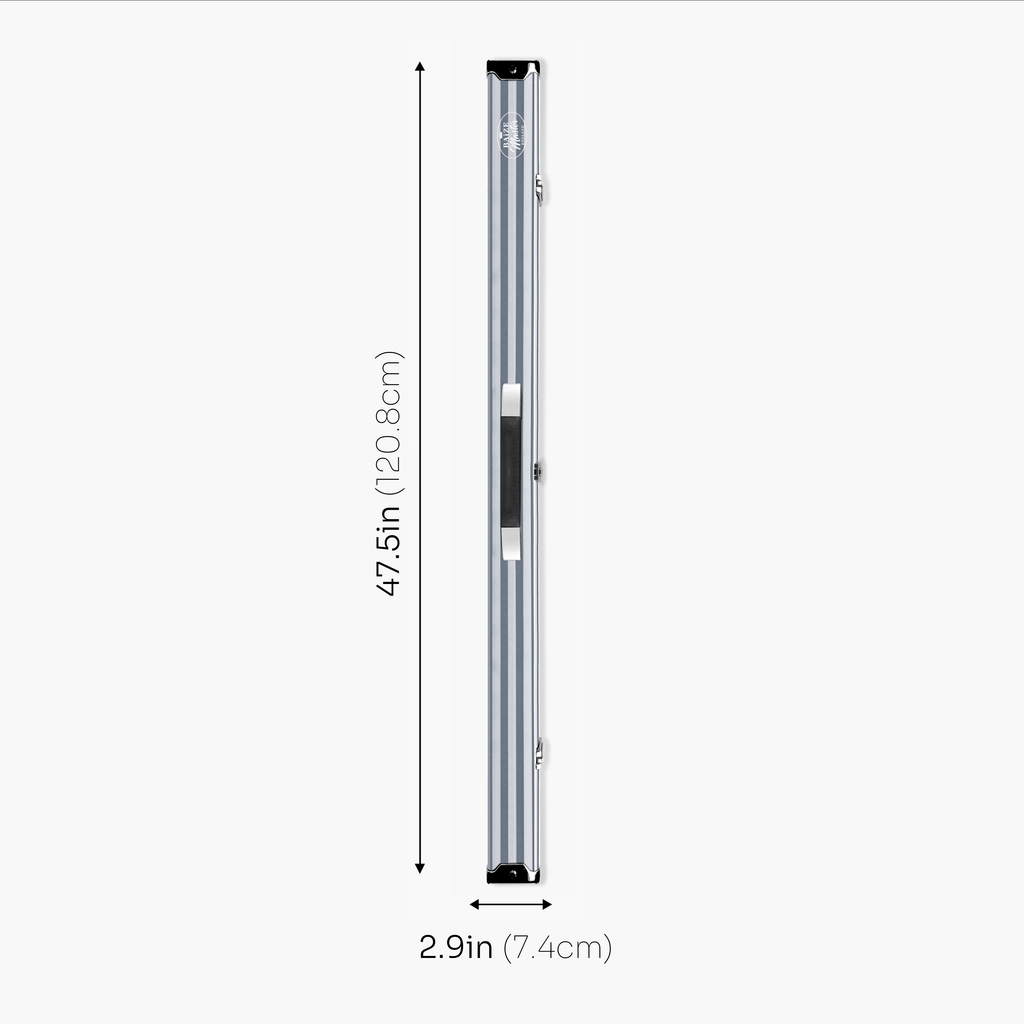 Baize Master Pro Line grey 3/4 cue case