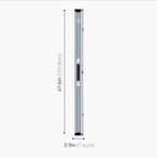 Baize Master Pro Line grey 3/4 cue case