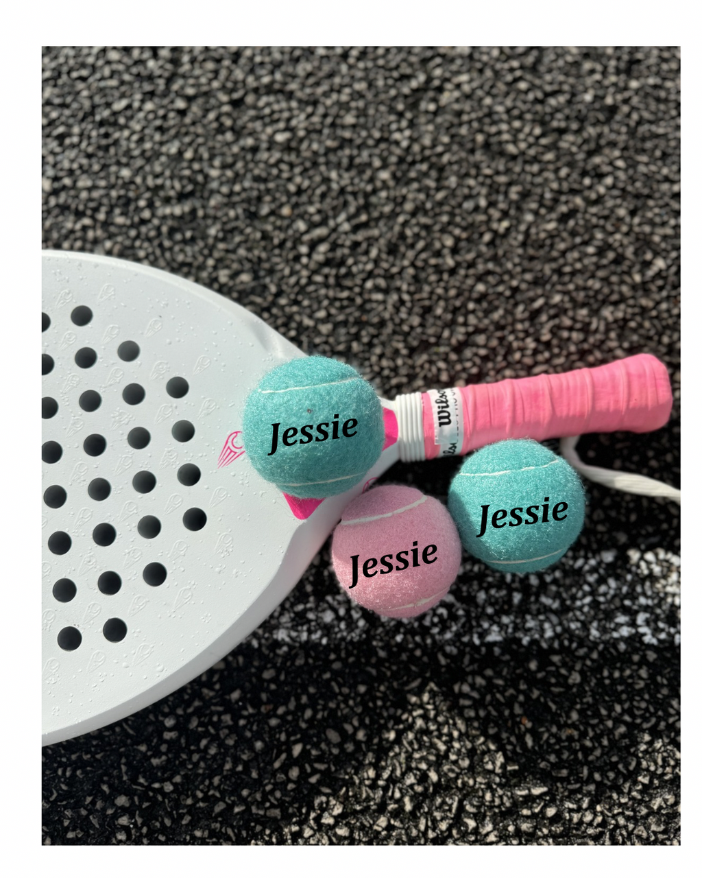 Namethatball - Customised Padel Balls - Bubblegum