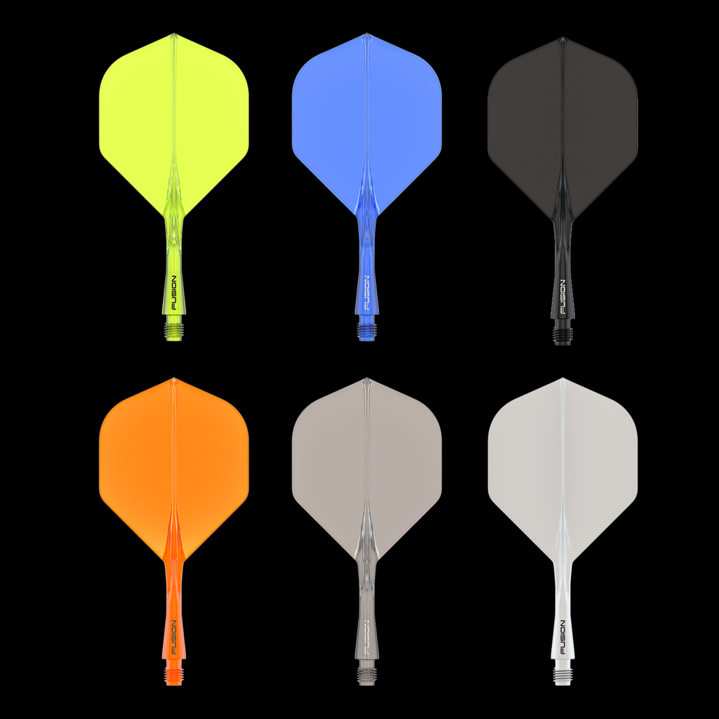 WINMAU Fusion Flight & Shaft Solid Black