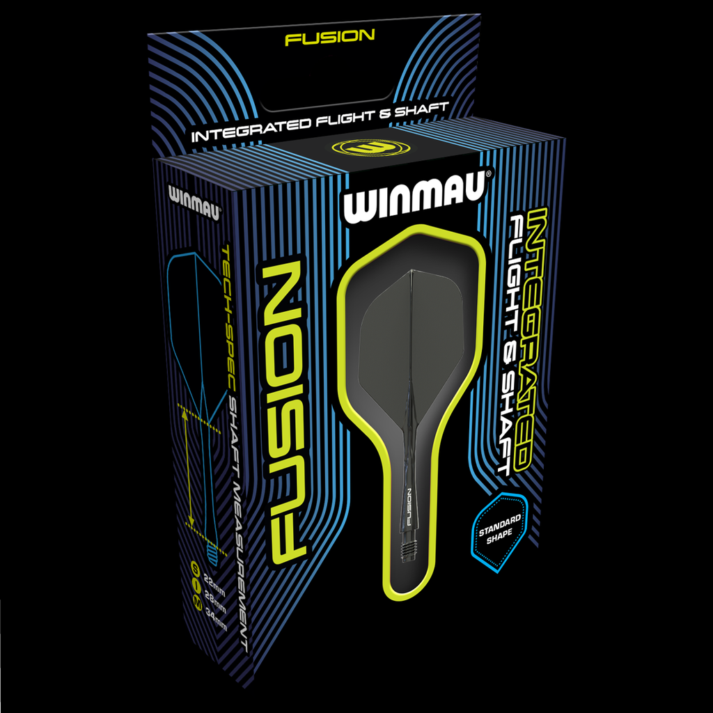 WINMAU Fusion Flight & Shaft Solid Black