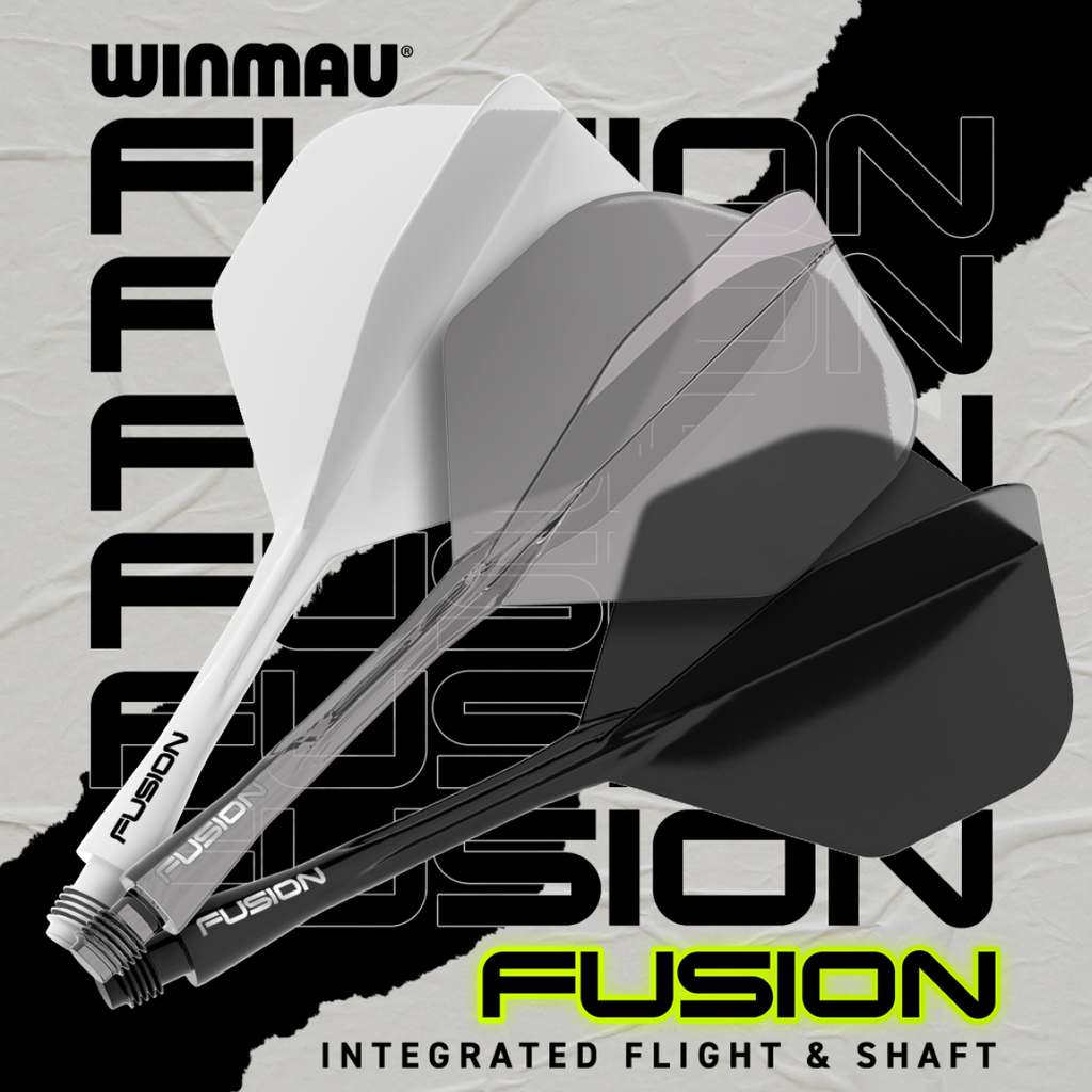 WINMAU Fusion Flight & Shaft Solid Black