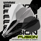 WINMAU Fusion Flight & Shaft Solid Black
