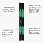 Baize Master Arrow 3/4 cue case
