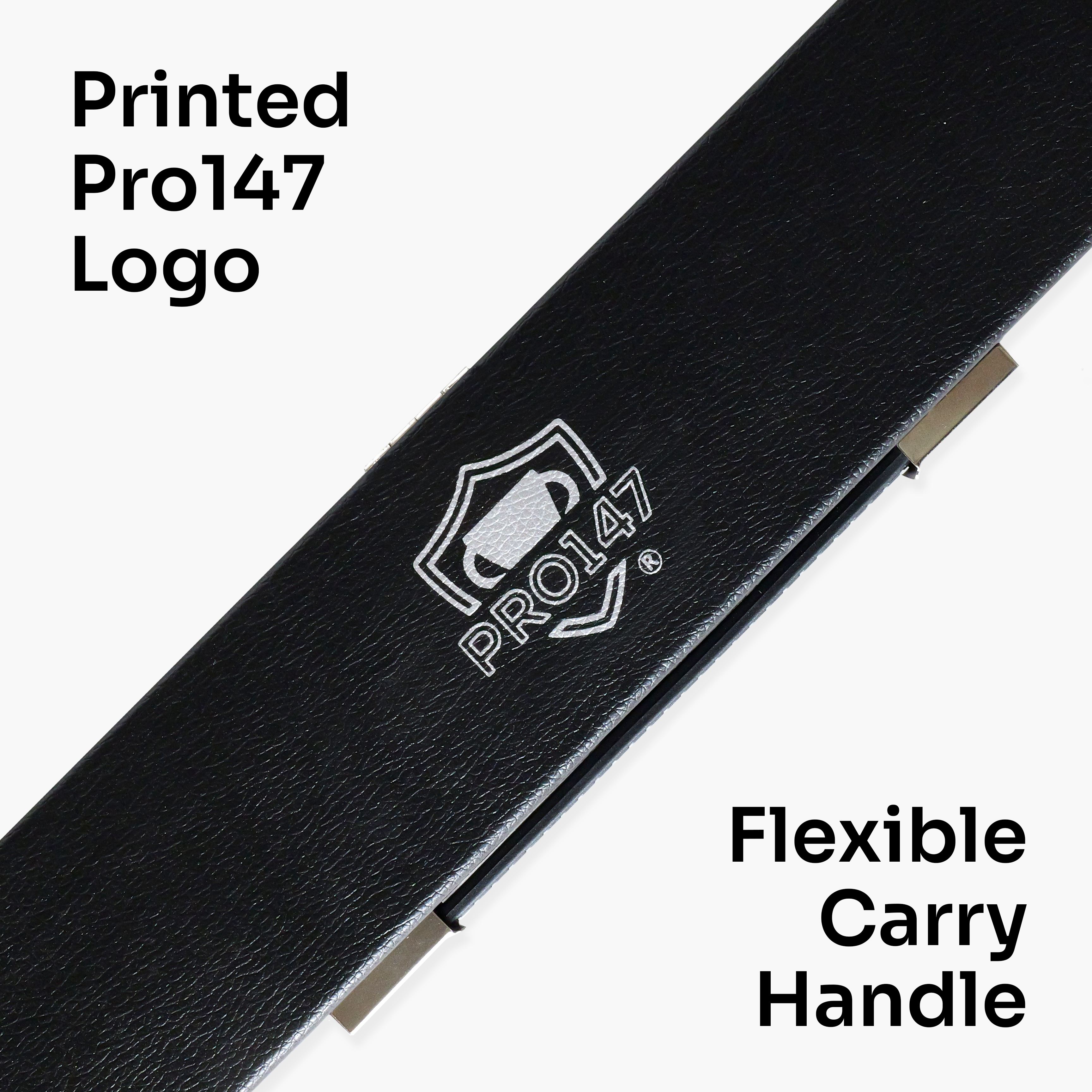 PRO147 Pearl Series Fire 3/4 Jointed Snooker Pool Cue and Case Set 9.5mm Pro Tip